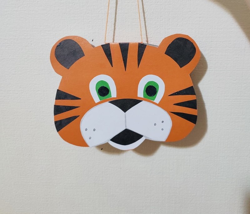 Открытка тигр поделка для детей